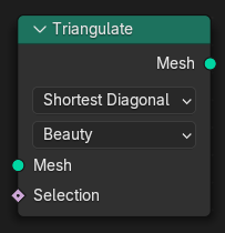 Triangulate Node.